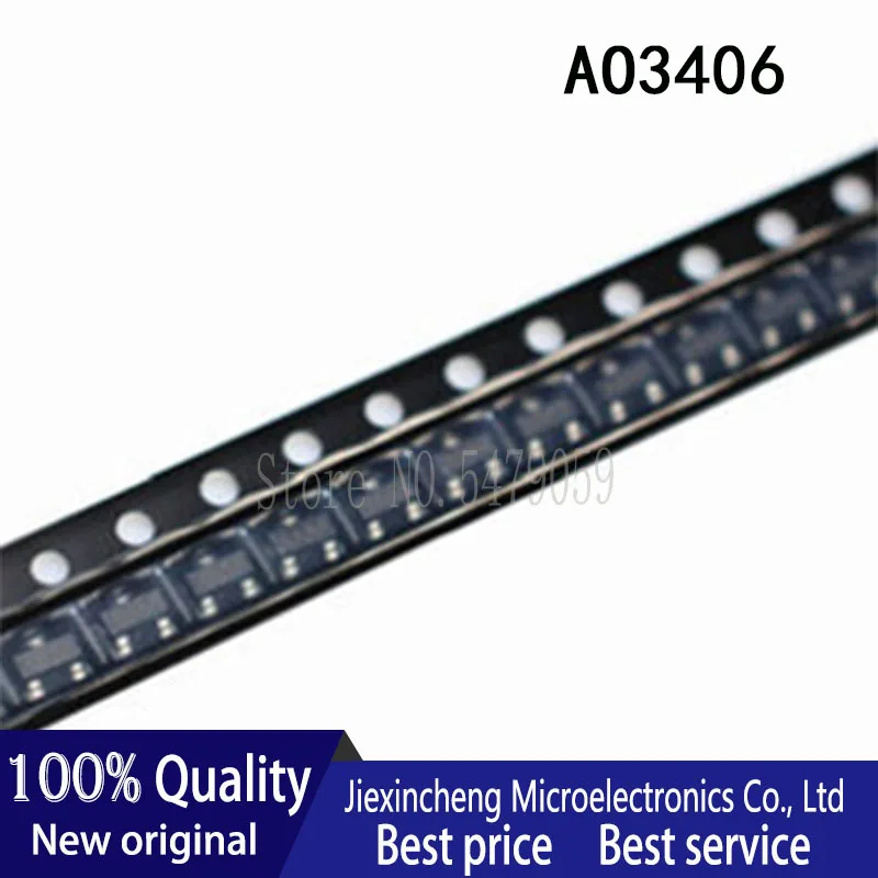 

50PCS AO3406 A6 A69T 30V 3.6V MOSFET transistor New original