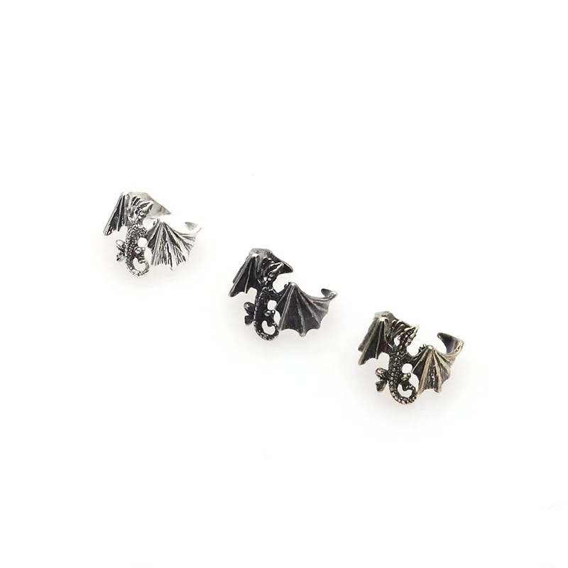 Винтажное Открытое кольцо унисекс украшение на Хэллоуин кольца для мужчин и