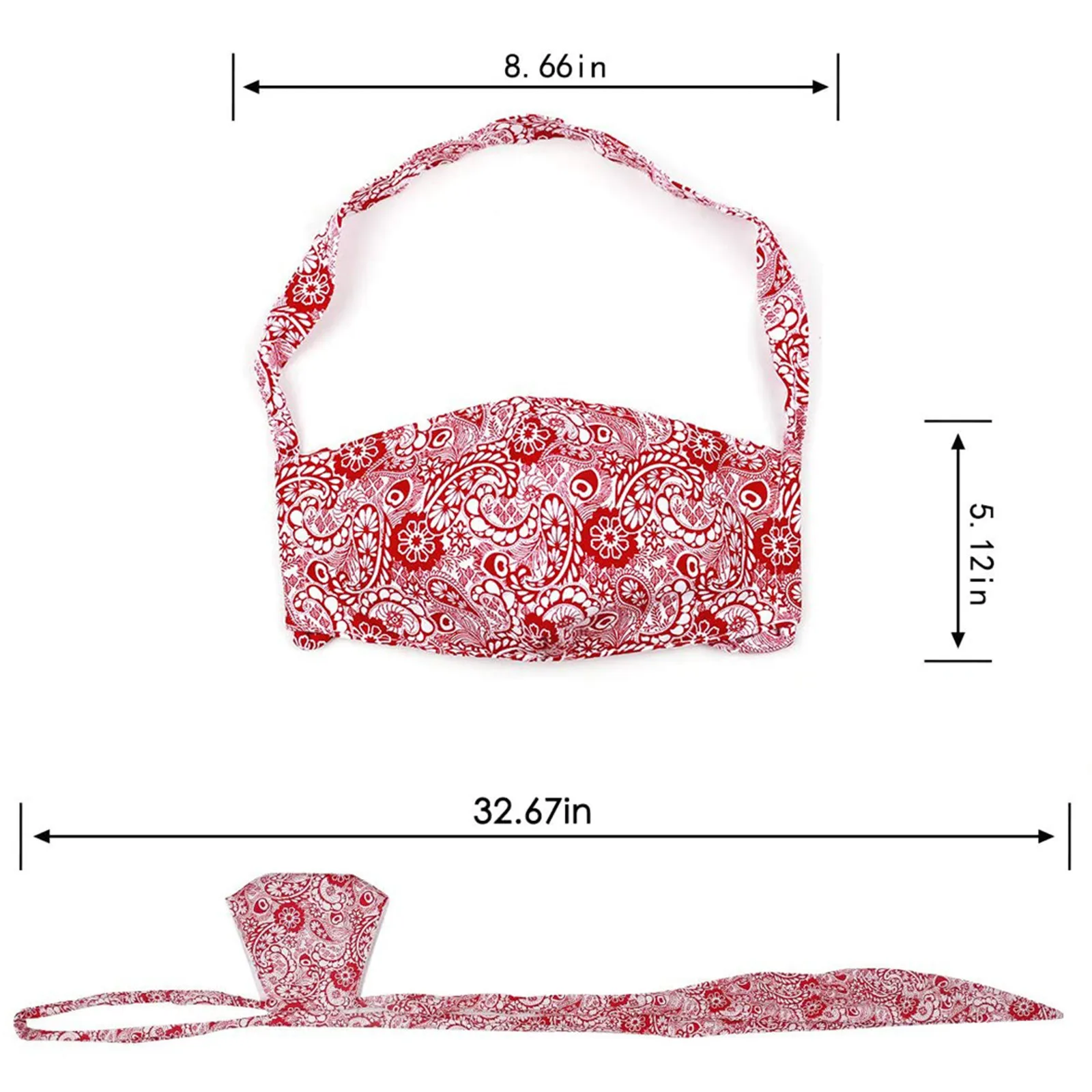 

4PCS Adult Printing Mouth Mask Washable Cotton Masks With Halter Scarf Lanyard Unisex Dustproof Protection Face Mask mascarillas
