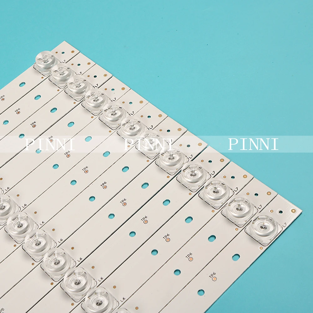 

New and original for kangjia LED65R710 light strip LED65G9200U 35021883 a set of 12 7-lamp concave mirror aluminum plates