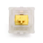 Шток-переключатель Gateron, цвет молочно-желтый, цвет V2, 5 контактов, RGB, линейный, 63g, для механической клавиатуры, 50 м, с акриловым основанием, чехол