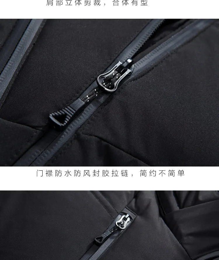90% Duck Down Jacket Men Hooded Windproof Coats Winter Male Thick Warm Clothing Mens Outerwear Casual Down Coat