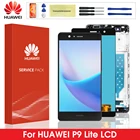 Для Huawei P9 Lite ЖК-дисплей сенсорный экран дигитайзер Замена с рамкой для Huawei P9 lite VNS-L31 L21 L19