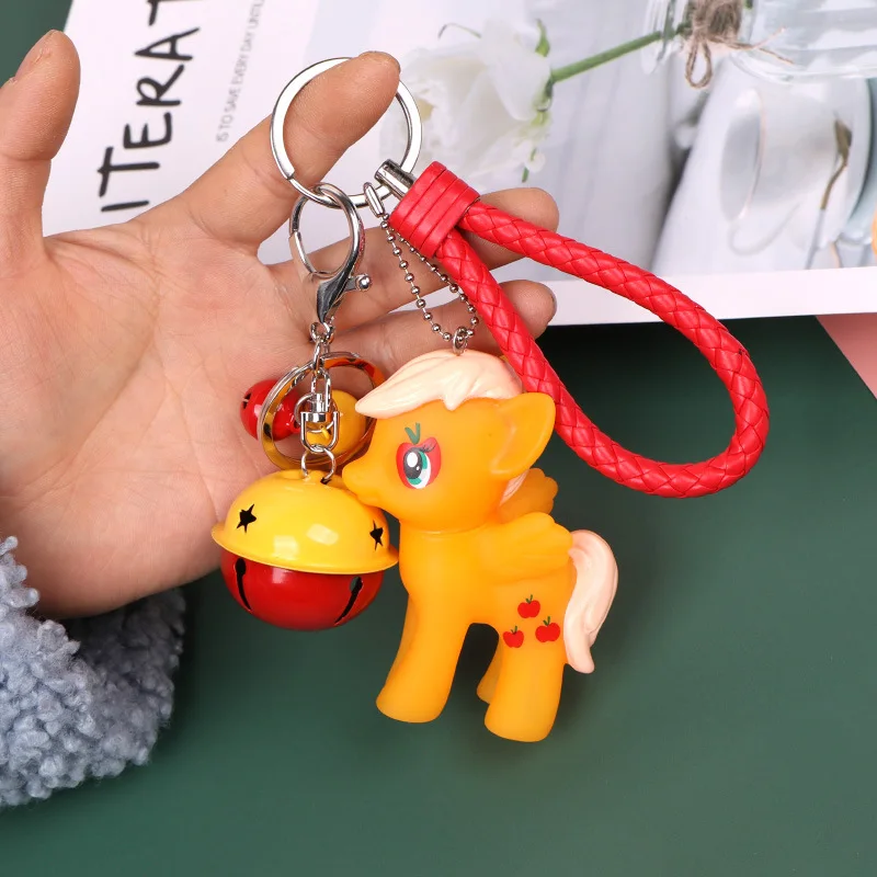 2020 новый корейский мультфильм прекрасный лошадь брелок колокольчик PU