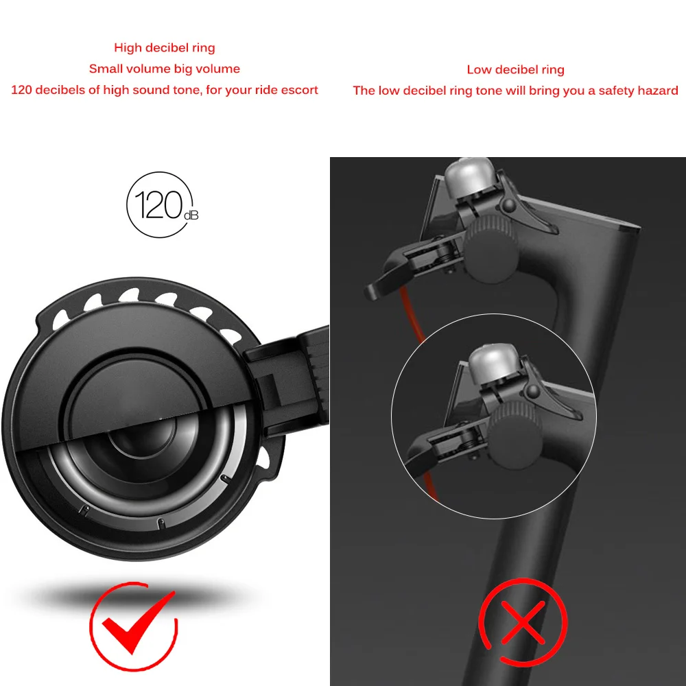 Велосипедный звонок для Xiaomi Mijia M365 Электрический скутер Ninebot ES1 2 USB зарядка