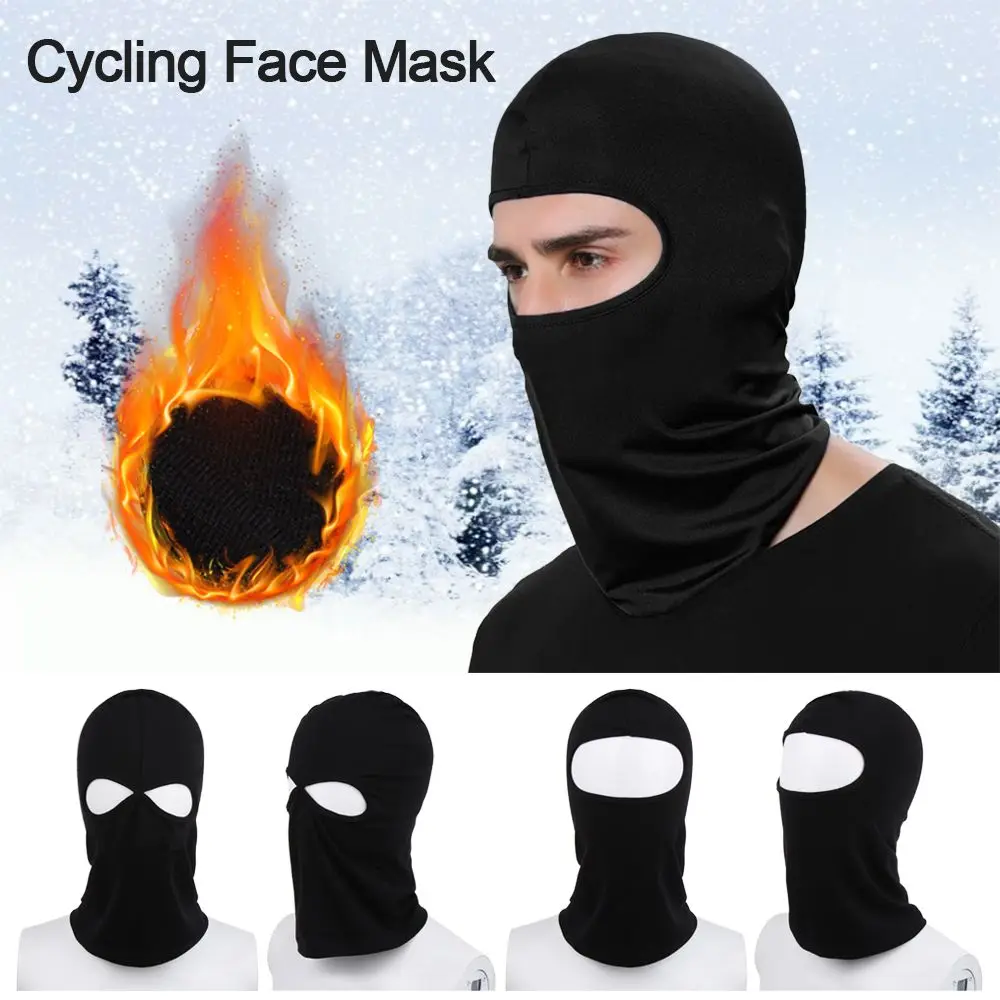 

Зимний Лыжный открытый велосипедный шлем мотоциклетный чехол на все лицо шляпа Защита от солнца шарф велосипедные капюшоны Теплые маски дл...