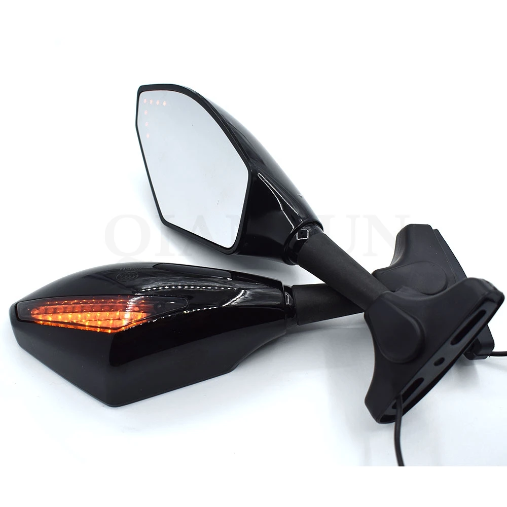 Универсальный мотоцикл заднего вида боковое Крыло зеркала w/светодиодный