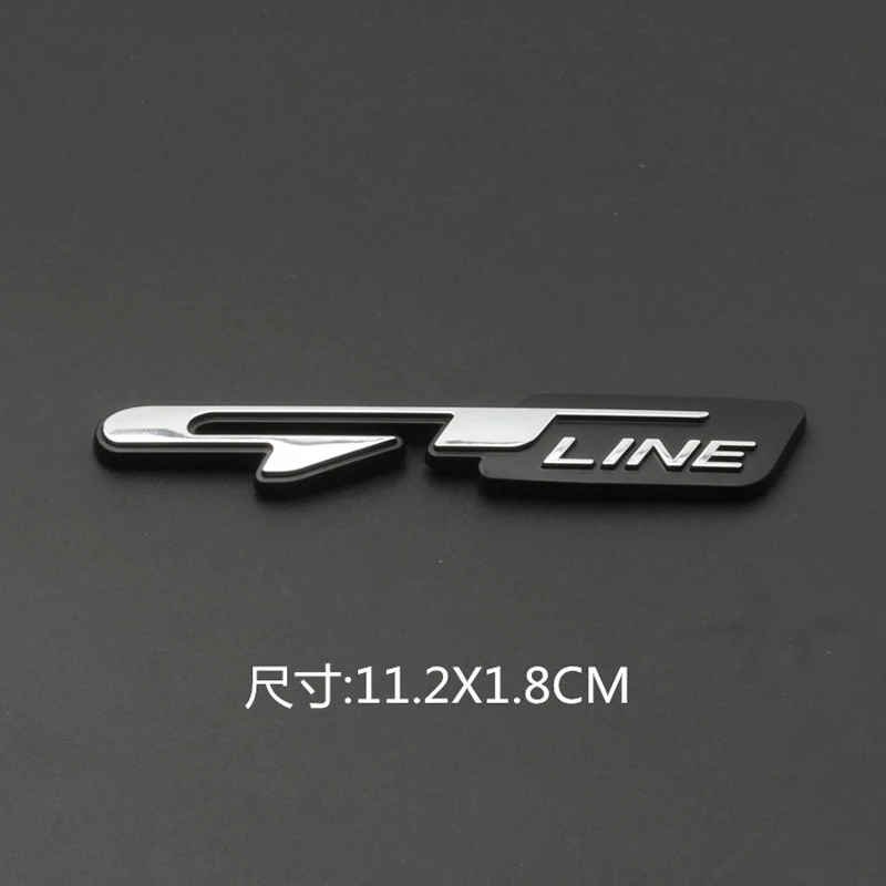 1 шт. 3D автомобильный Стайлинг GT LINE эмблема наклейки буквы для Hyundai Kia Forte Ceed Stinger