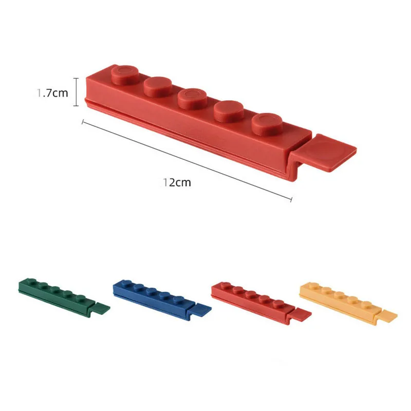 

4Pcs Portable New Kitchen Storage Food Snack Seal Sealing Bag Clips Sealer Clamp Plastic Tool Kitchen Accessories Mix Color