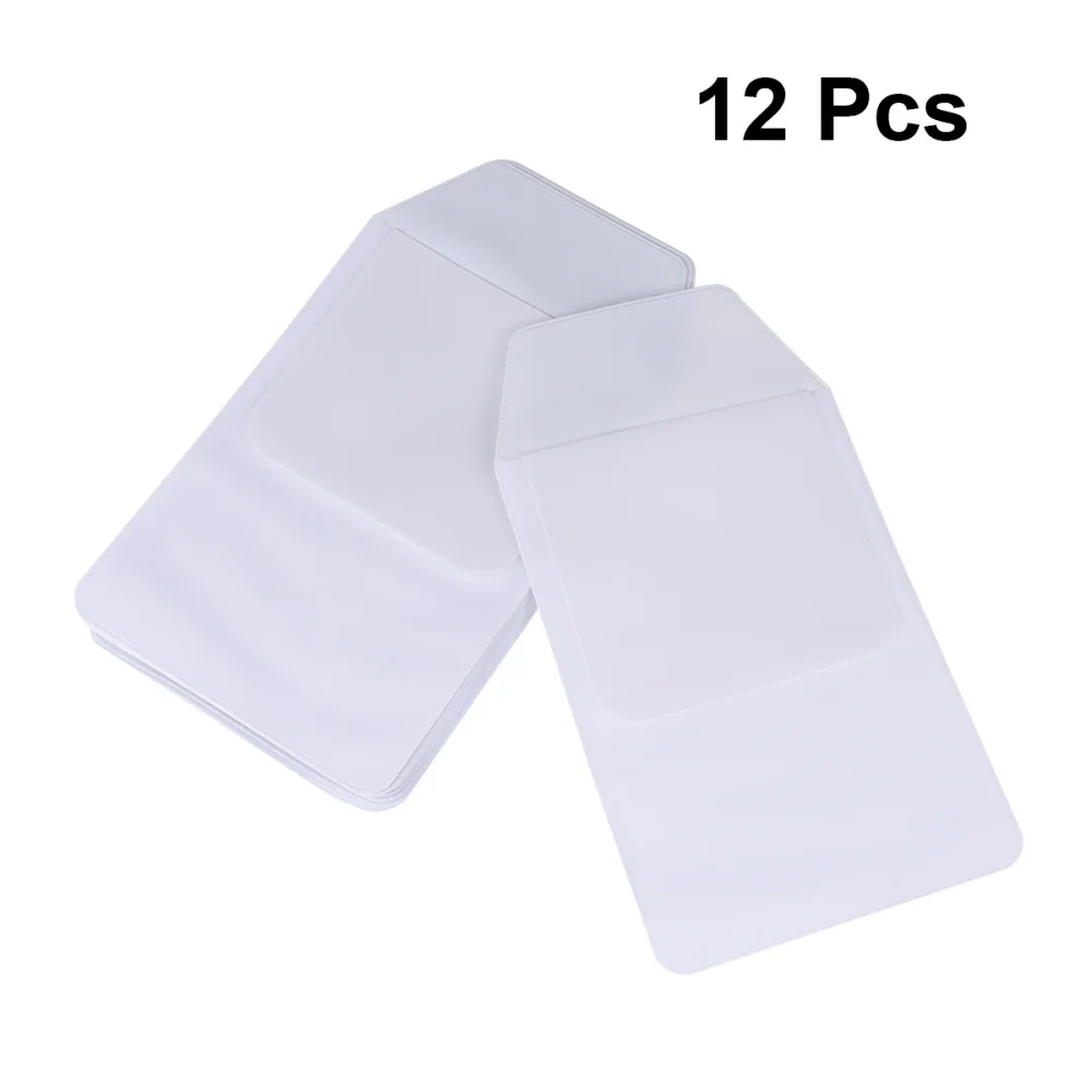 

10PCS PVC Transparent Leak-Proof Pen Pouch Inserted Pen Bag Pocket Bag for Nurse (White)