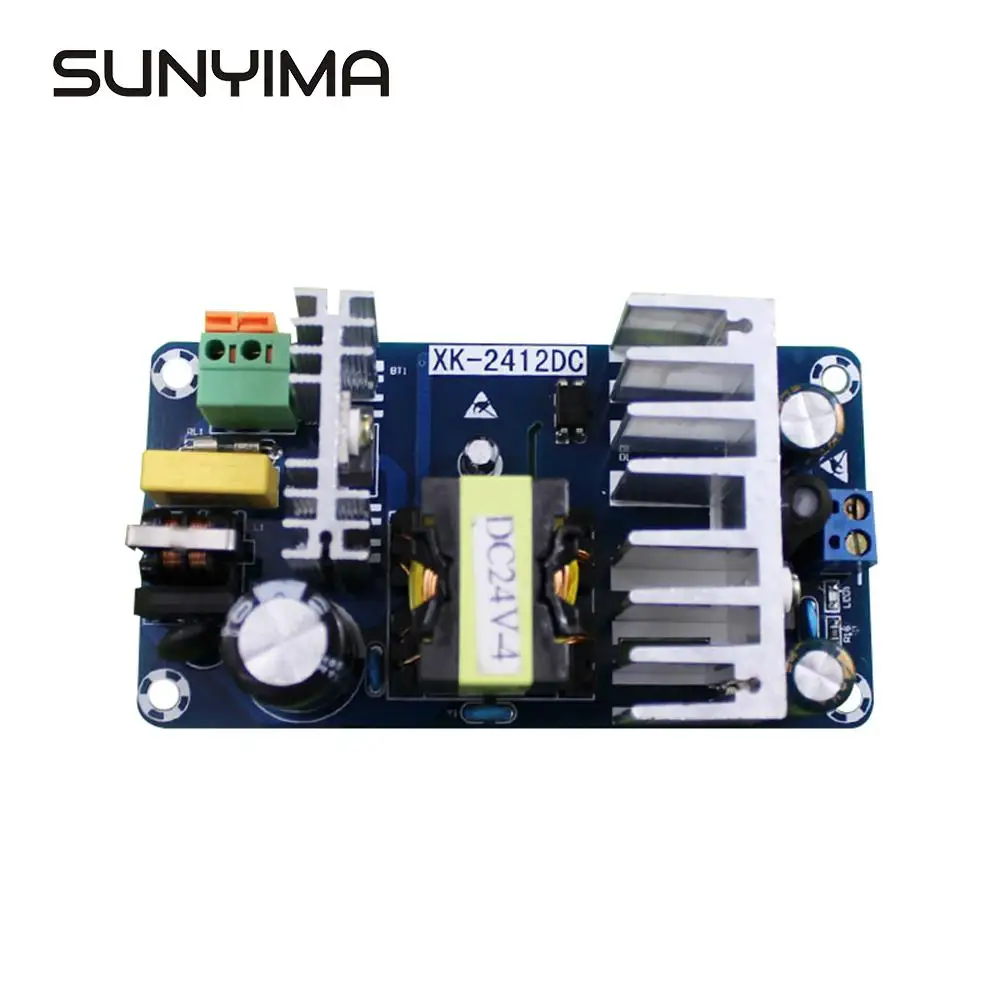 SUNYIMA AC85-265V DC24V импульсный источник питания AC-DC модуль питания 24 В 4-6A 100 Вт используется во всем мире