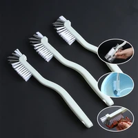 1pcs kitchen cleaning brush bathroom bottle cleaning brush corner lobster cup brush bending handle scrubber curved accessories