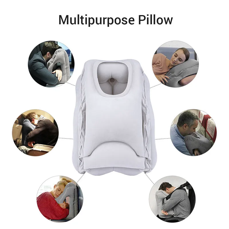 Надувная подушка для путешествий Подушка-валик комфортного сна в автомобиле