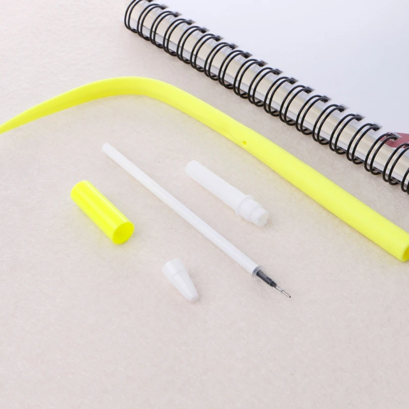 

Grass 0.38mm Gel Pen Blakc Ink with Refill Stationery School Office Supplies