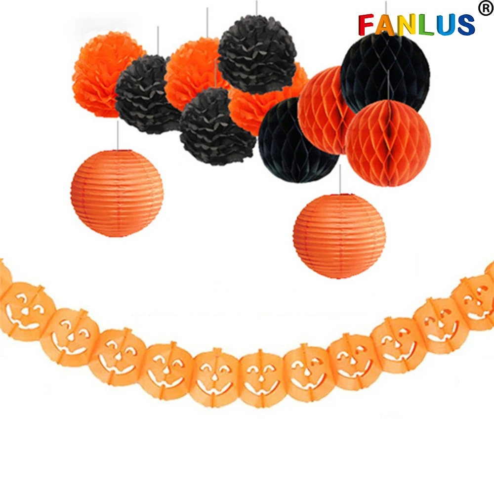 13 шт Тыква Гирлянда Детская комната украшения фон искуственные цветы для декора