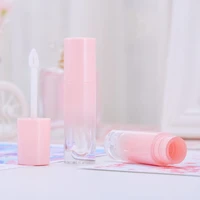 10050pcs 4ml empty lip gloss tube lip glaze tubeclear pink gradientdiy lipstick cosmetic packing container