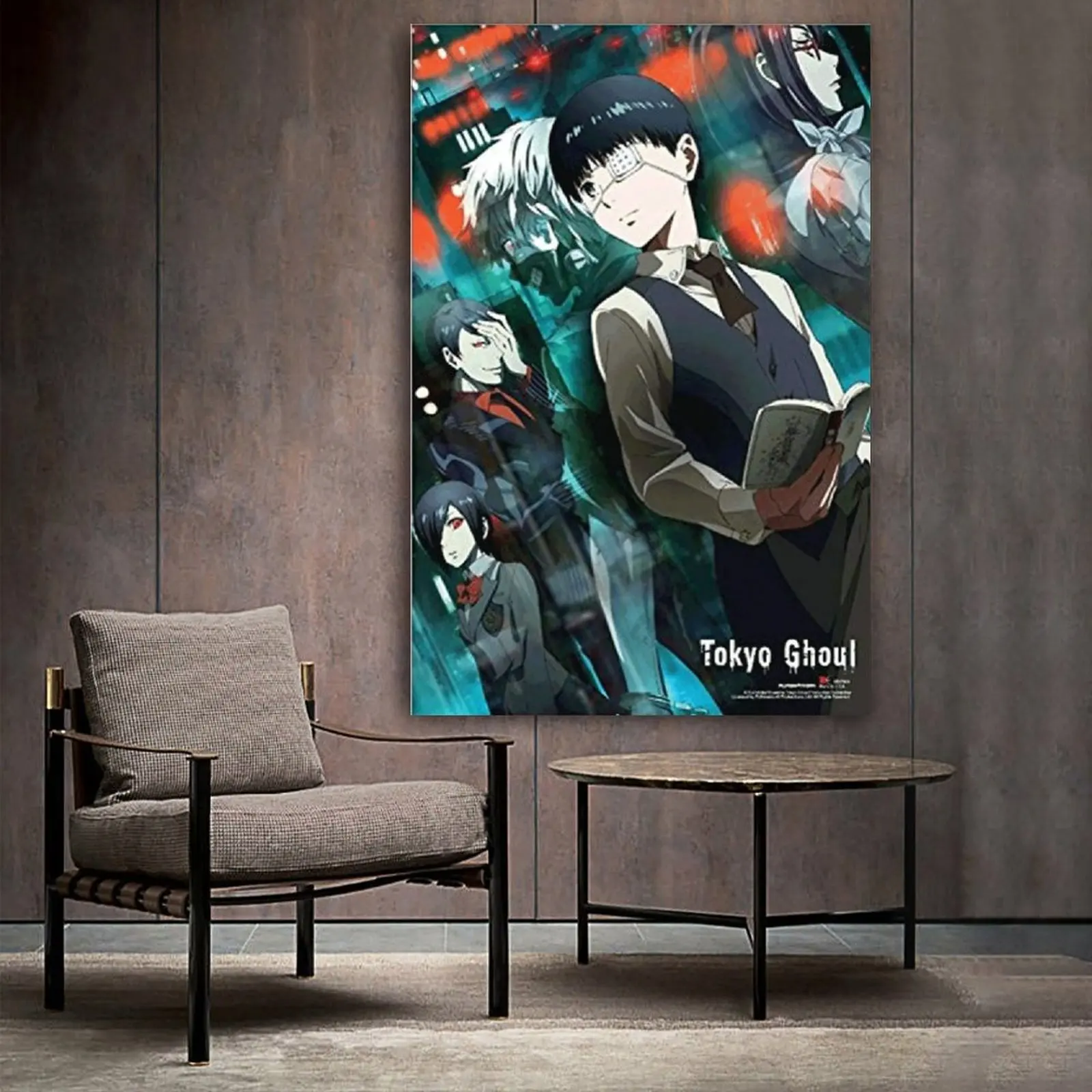 

TOKYO GHOUL Kaneki & Friends Anime Poster Decorative Painting Canvas Wall Art Living Room Posters Bedroom Painting