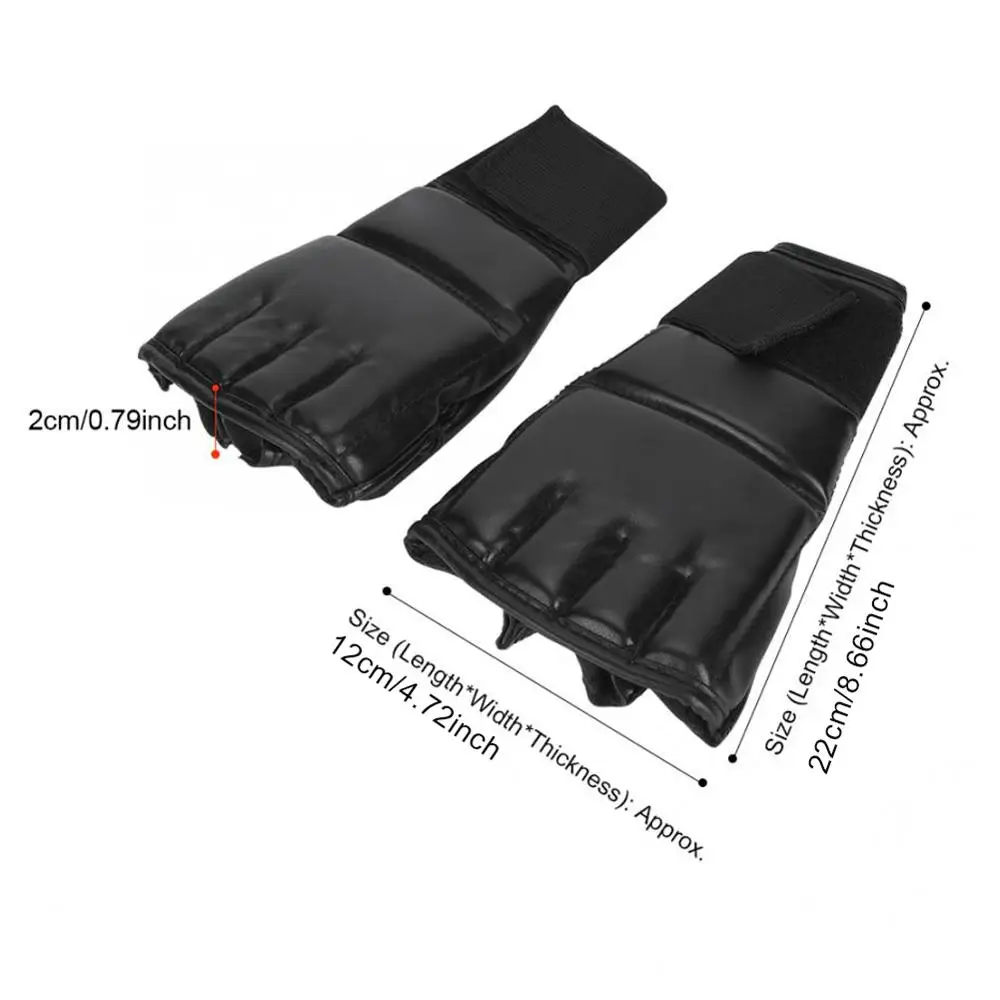Боксёрские перчатки ММА Муай Тай обучение боксер бой половина Профессиональные