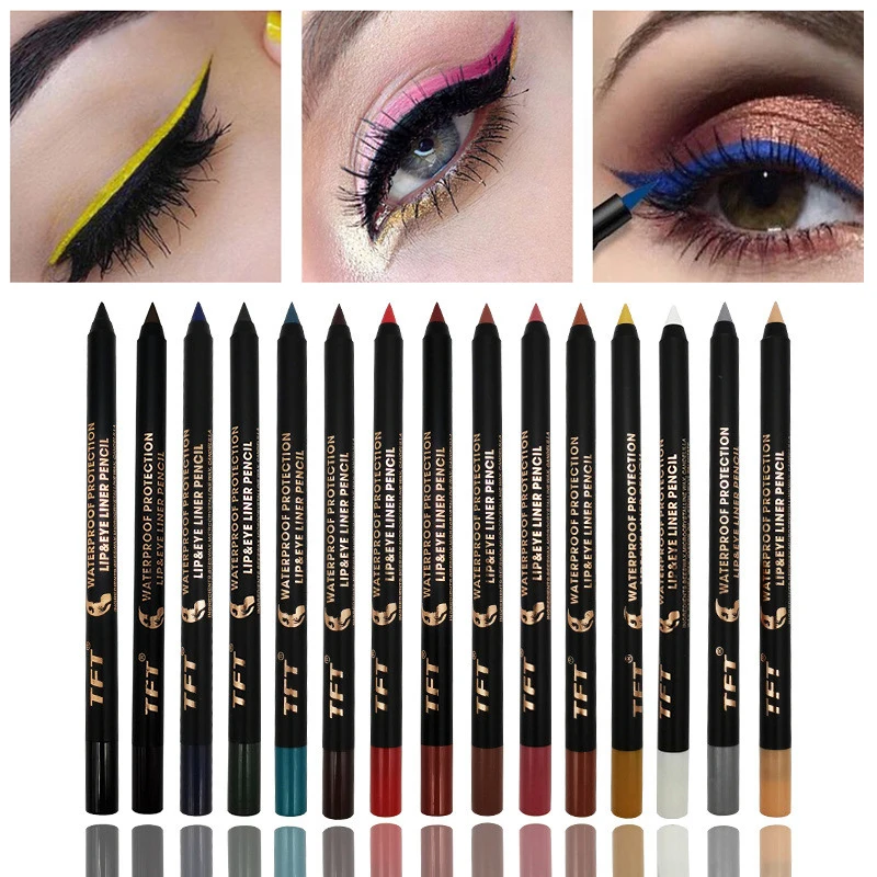 1 шт. стойкая цветная подводка для глаз карандаш пигмент водостойкая красочная