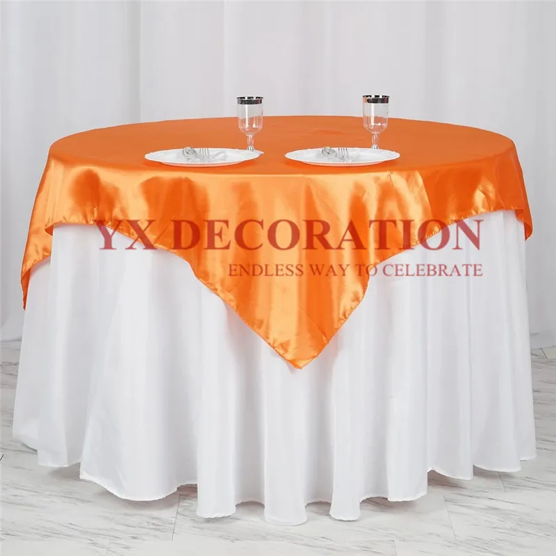 Недорогая атласная Скатерть для стола скатерть банкета свадебного торжества