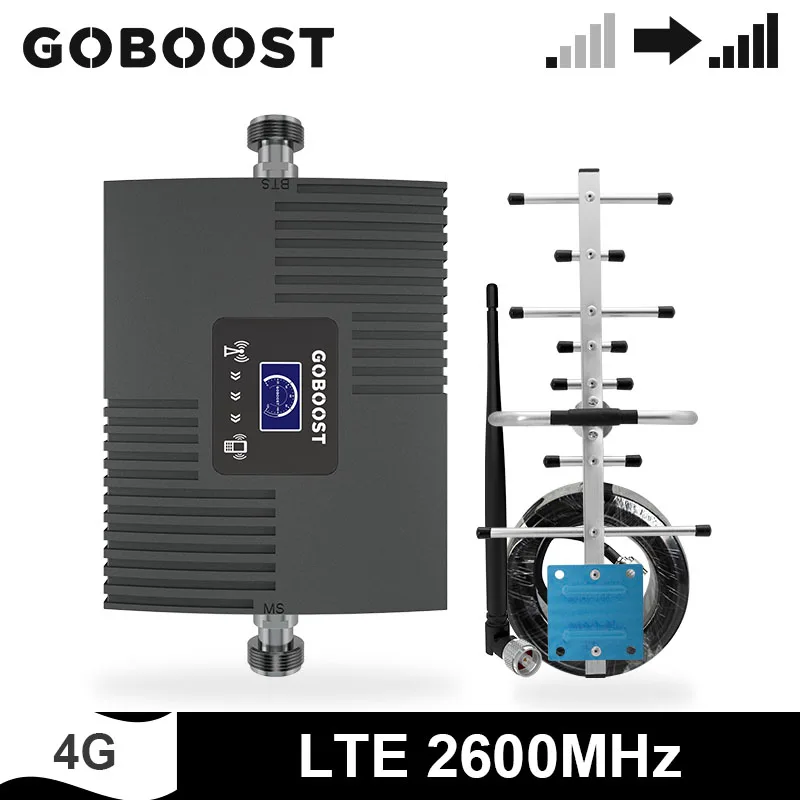 Усилитель GOBOOST LTE 2600 МГц усилитель сигнала сотового телефона полоса 7 Сеть