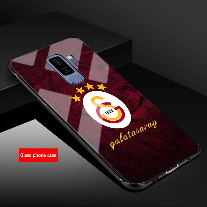 Турция Galatasaray волк для samsung Galaxy NOTE 8 9 S8 S9 S10 плюс A6 A6S A8 A7 J6 J8 чехол из закаленного стекла для телефона