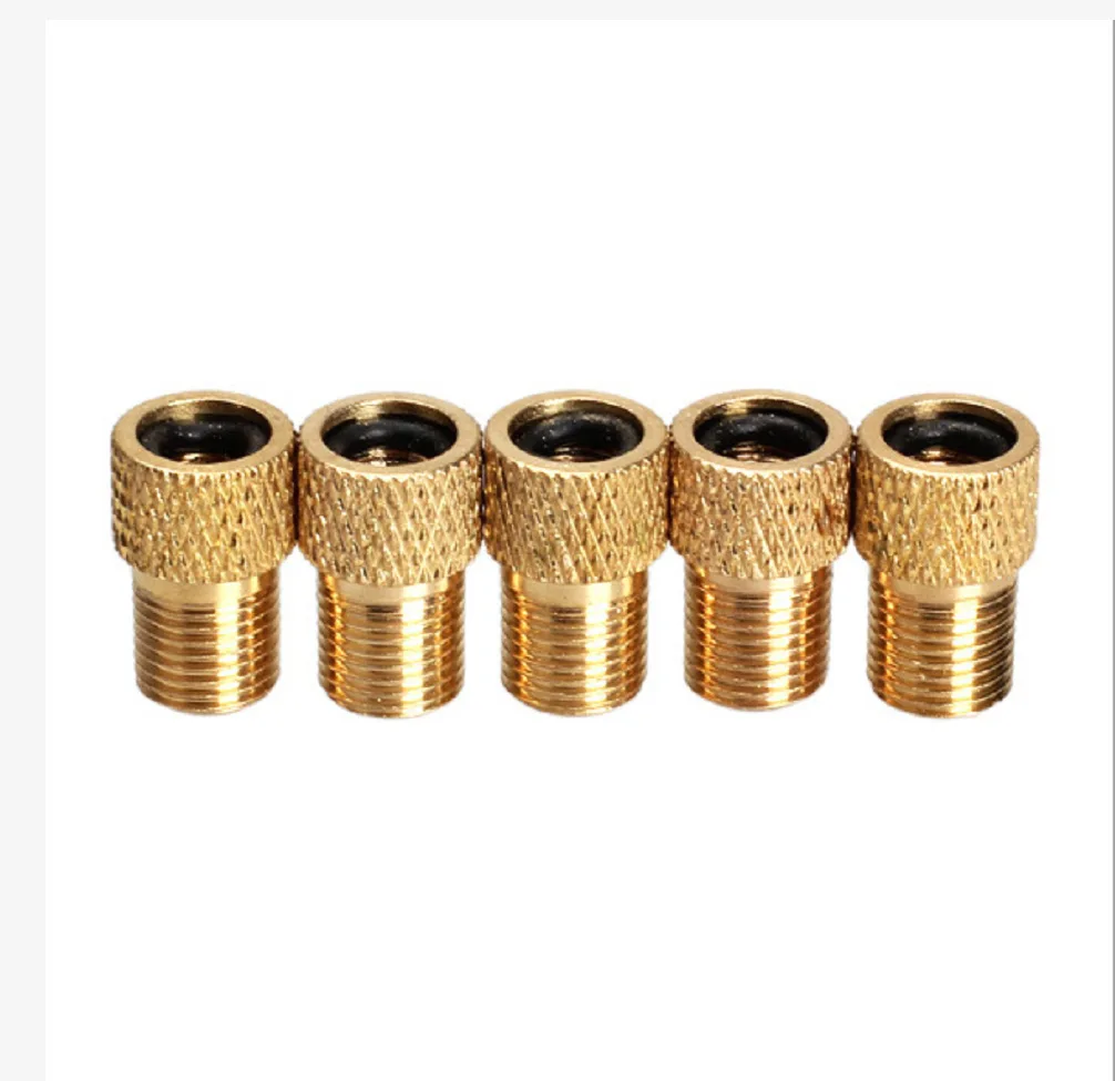 2/4PCS Valve Adapter Pump Convert Presta To Schrader Copper Adaptor Wheels Gas Nozzle Tube Tool Bike Bicycle Accessories | Спорт и