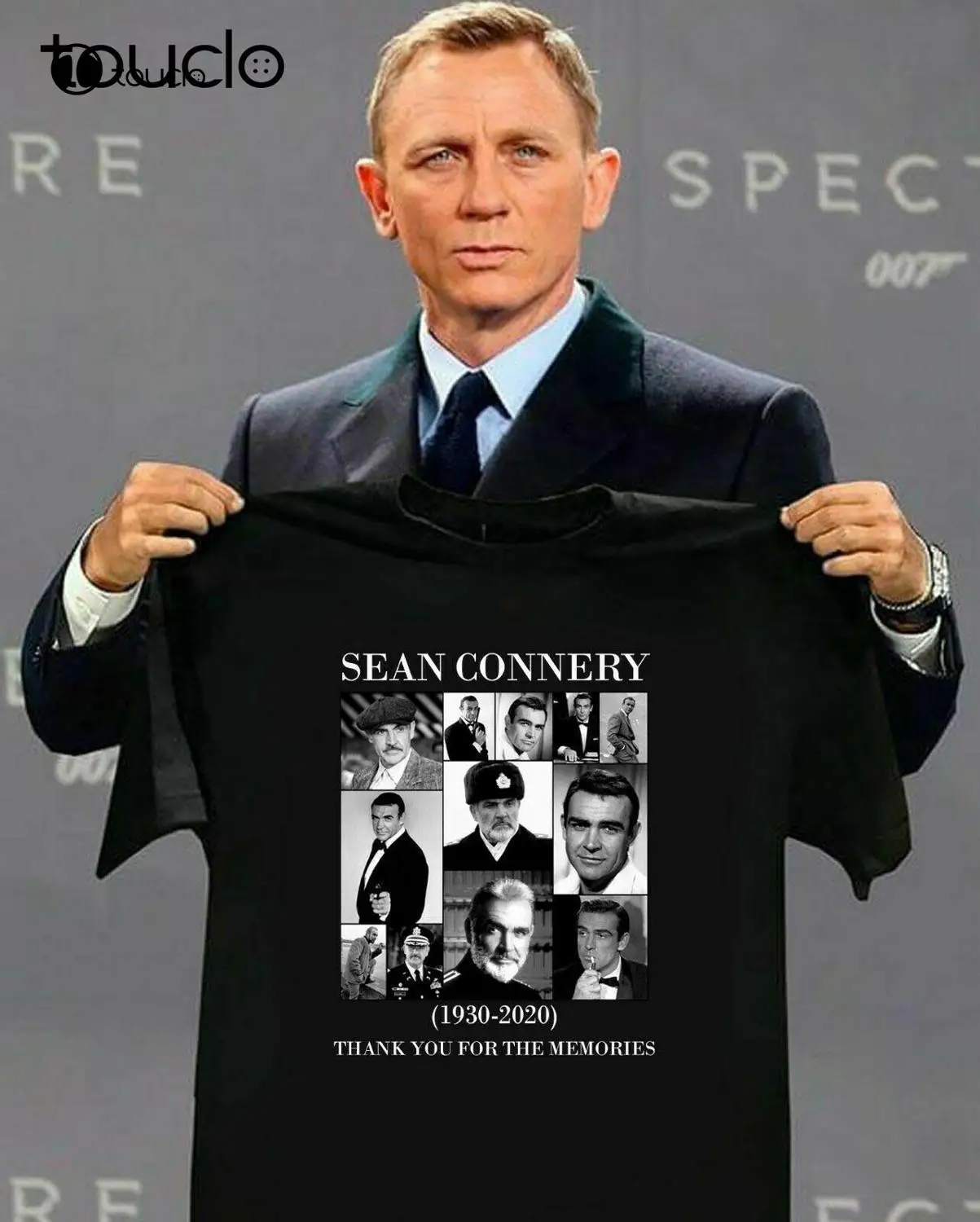 

Sean Connery (1930-2020) James Bond 007 Thank You For The Memories T-Shirt Xs-5Xl Custom Aldult Teen Unisex Fashion Funny New