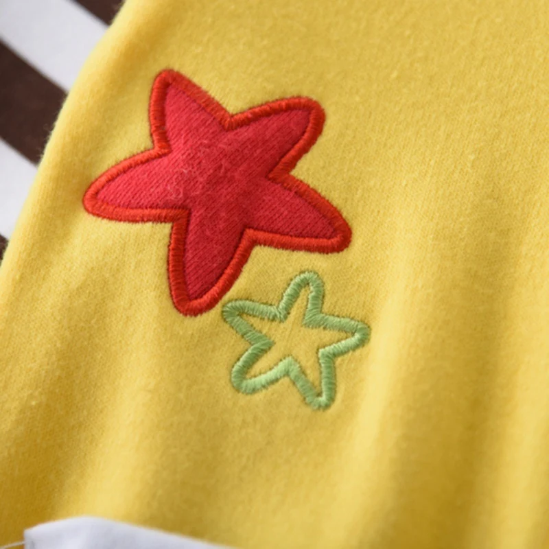 

2021 Newborn Baby Boy Girl Clothes 0-2T New Spring Casual Jumpsuits Cute Baby Striped Cartoon Printing Long Sleeve Rompers Kids