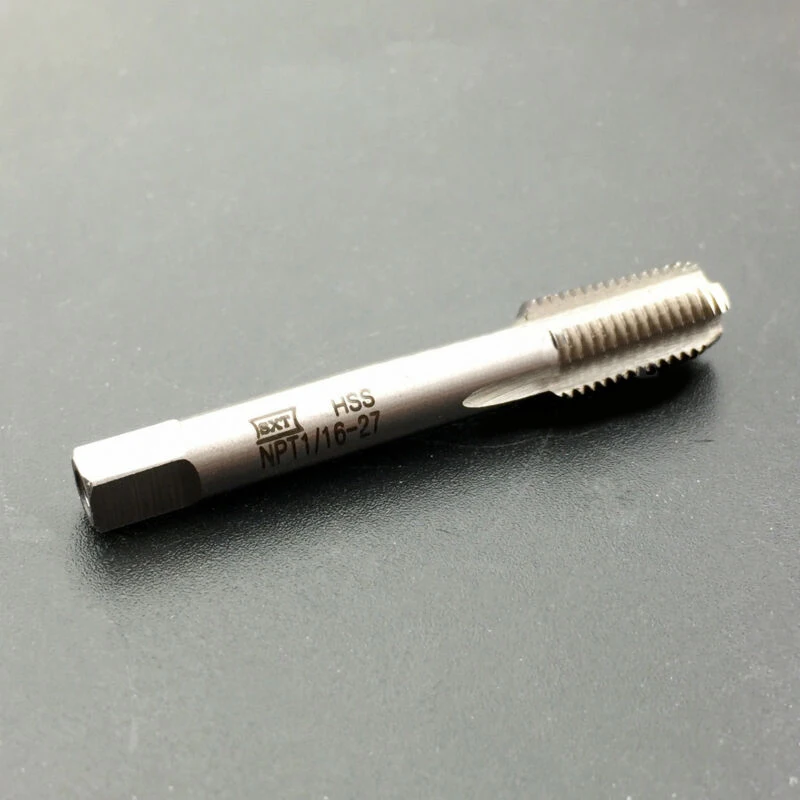 HSS Высокоскоростная сталь 1/16-27 NPT коническая Труба резьбовой кран