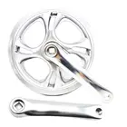 Кривошипная система для складного велосипеда, с кольцом, из алюминиевого сплава, 46T, 48T, 152 мм