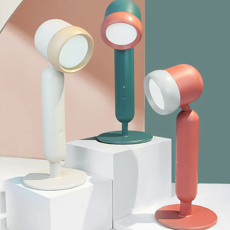 

LED Desk Lamp Desk Light Lamp Touch Control Dimming Light Flexible USB Rechargeable Eye-Caring Study Table Lamp Adjustab FKU66