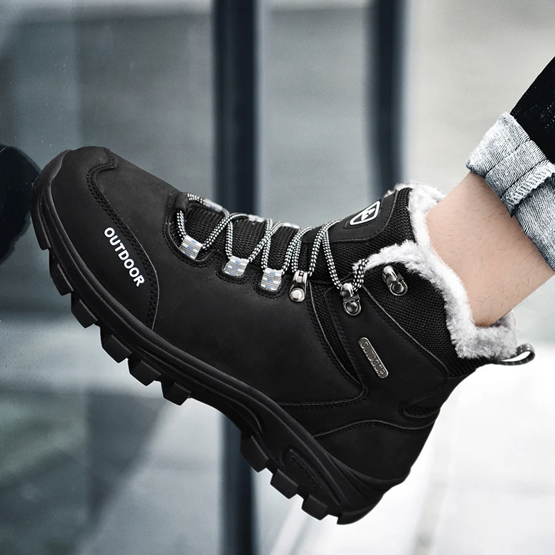 Мужские ботинки UPUPER теплые армейские для походов зимы|Ботинки| |