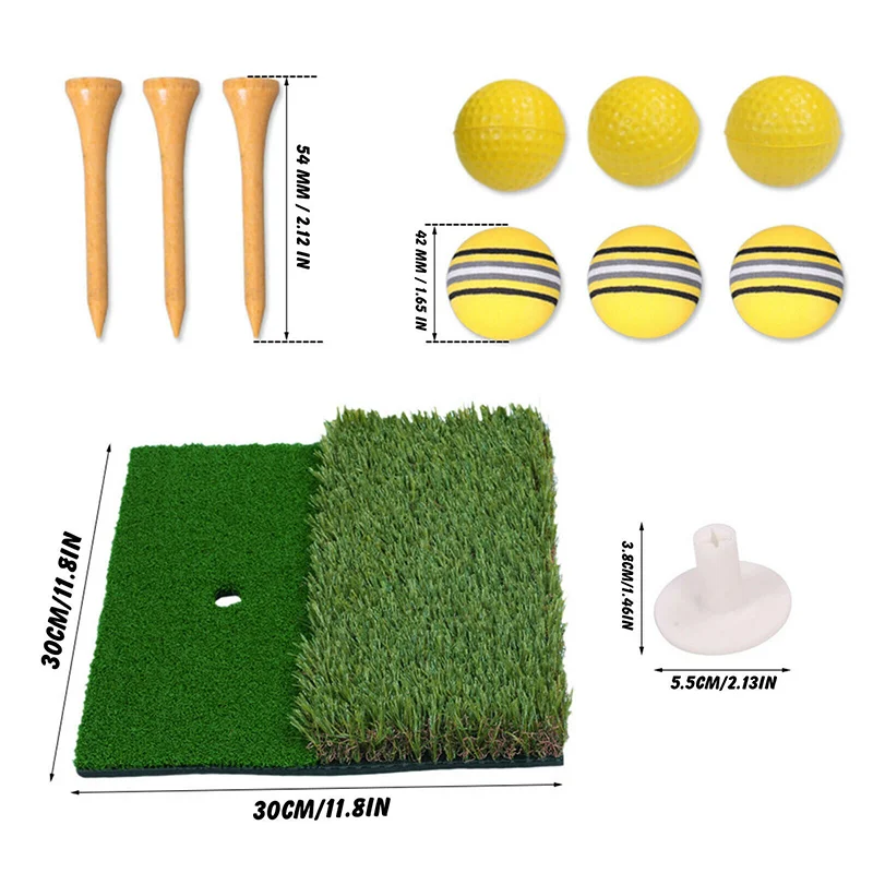 

Golf Two-color Mini Mats Swing Mats Cutting Practice Mats Swing Trainer Mats SER88