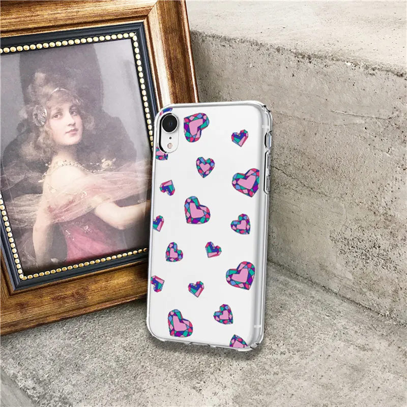 Чехол для телефона iPhone xr 7 8 6 6S Plus x XS MAX 5 мягкий чехол из ТПУ с надписью Love Heart и