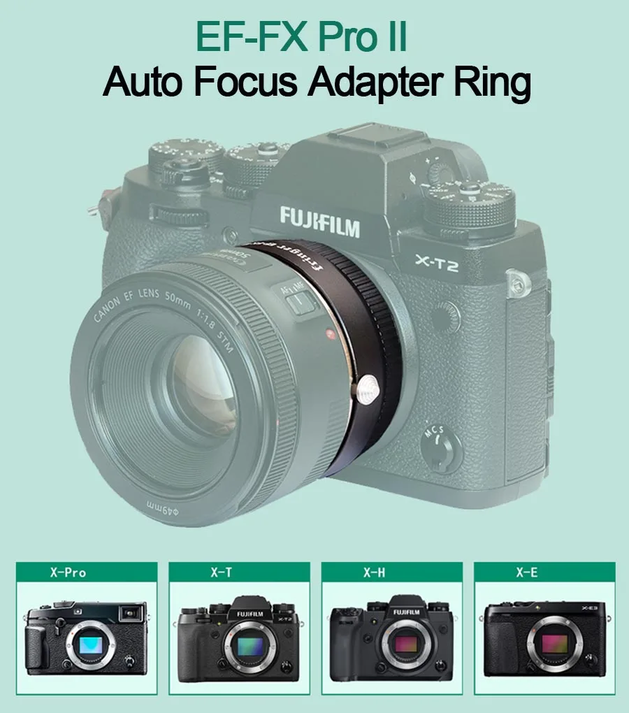 Fringer EF FX Pro II второго поколения профессиональная версия AF кольцо адаптер для