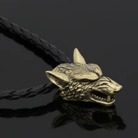 viking wolf necklace nordic celtic wolf retro viking amulet pendant accessories viking rune jewelry