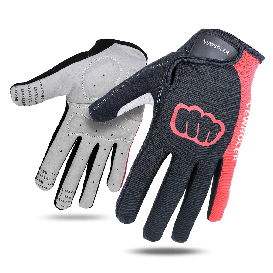 

2021 Cycling Gloves Men Sports Full Finger Anti-slip Gel Pad Motorcycle MTB Road Bike Ciclismo Winter Full Finger Bike Gloves