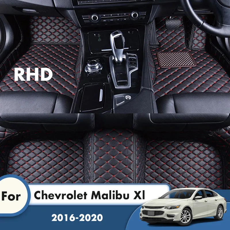 Фото Автомобильные коврики RHD для Chevrolet Malibu Xl 2020 2019 2018 2017 2016 аксессуары интерьера