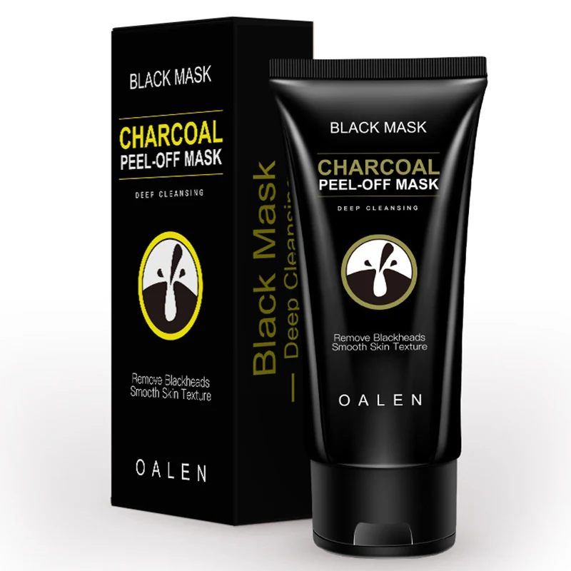 Charcoal Black 50ml Черная угольная маска для лица, Очищающая маска, очищающая глубокое очищение, удаляет угревую кожу, шрам, против морщин, маска для ухода за кожей лица - Цвет: Charcoal Black 50ml