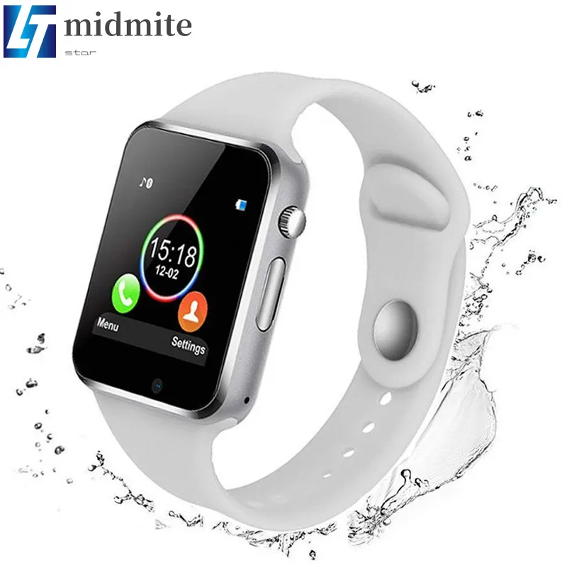 A1 наручные часы Bluetooth Смарт Спорт Шагомер с сим камерой Smartwatch для Android смартфон