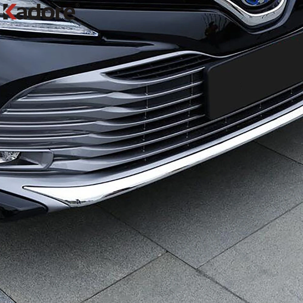Для Toyota Camry Hybrid 2017 2018 2019 отделка переднего бампера из углеродного волокна для