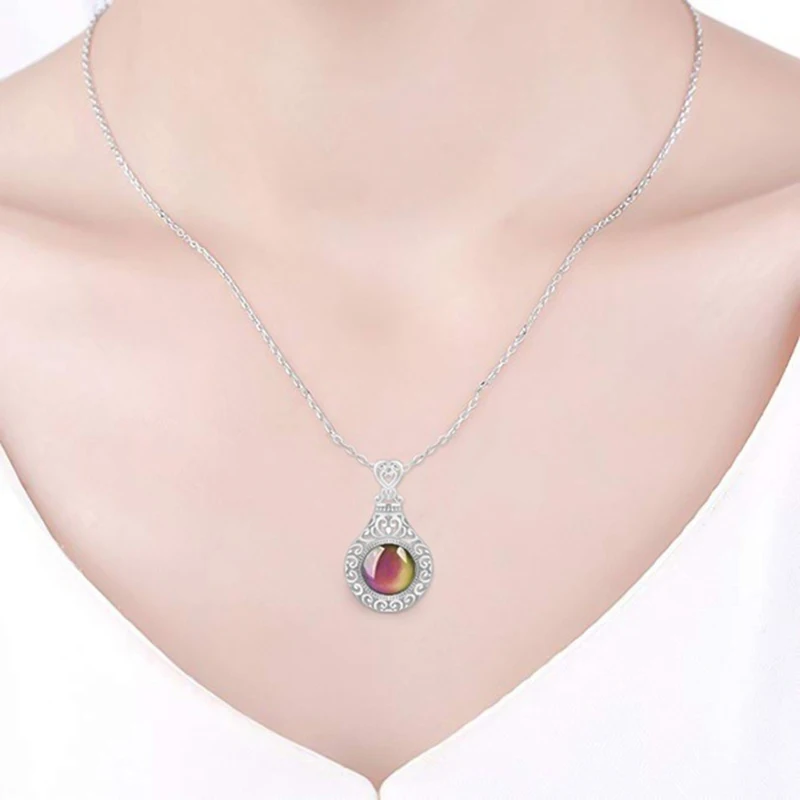 Роскошное модное овальное открытое ожерелье с подвеской ювелирные изделия