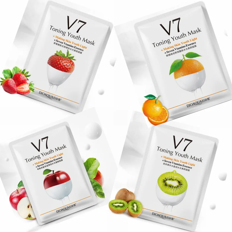 BIOAQUA Красная маска фрукты животные тушь для ресниц лица лечебная лист маски