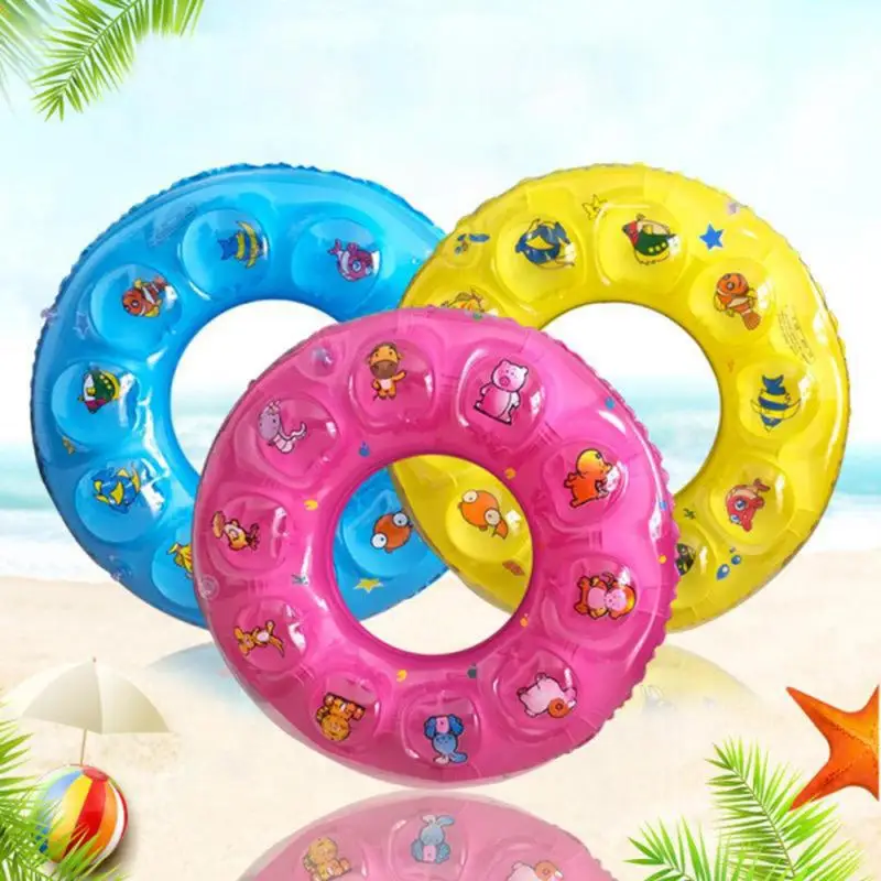 Красочное плавательное кольцо надувной мультяшный водяной бассейн вечерние