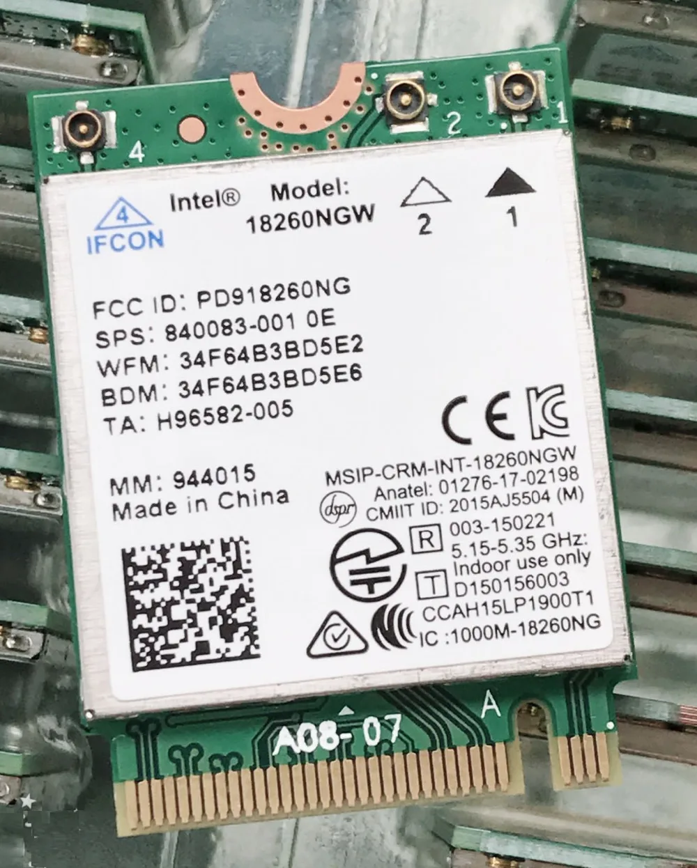 Оптовая продажа новинка трехдиапазонный беспроводной адаптер Intel-AC 18260 18260NGW 867M