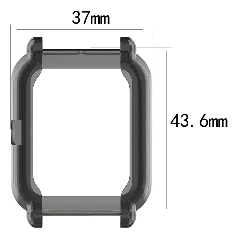 Защитный чехол для часов подходит Xiaomi Huami Amazfit Bip Youth гибкий из ТПУ с защитой от