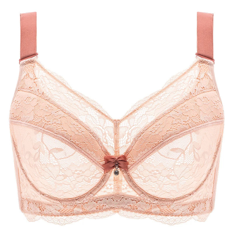 

Minimizer Women Bras Full Coverage Non-Padded Underwire Bralette Plus Size Lace Sheer Convertible Underwear Solid Big Bra