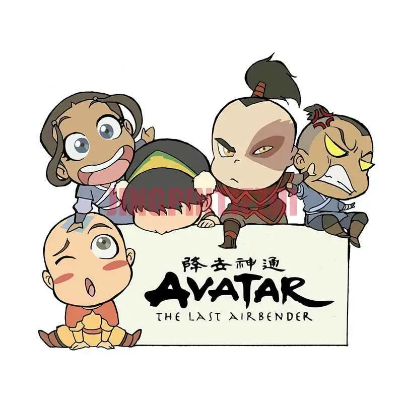 

Personality Avatar The Last Airbender Bumper Motorcycle Decal Trunk Personality Car Stickers Anime Decoration