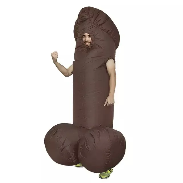 Inflatable Penis Sexy Costumes Adult Animal Men Dick Jumpsuit Funny Dress Cosplay Costume WILLY Carnival Suits |